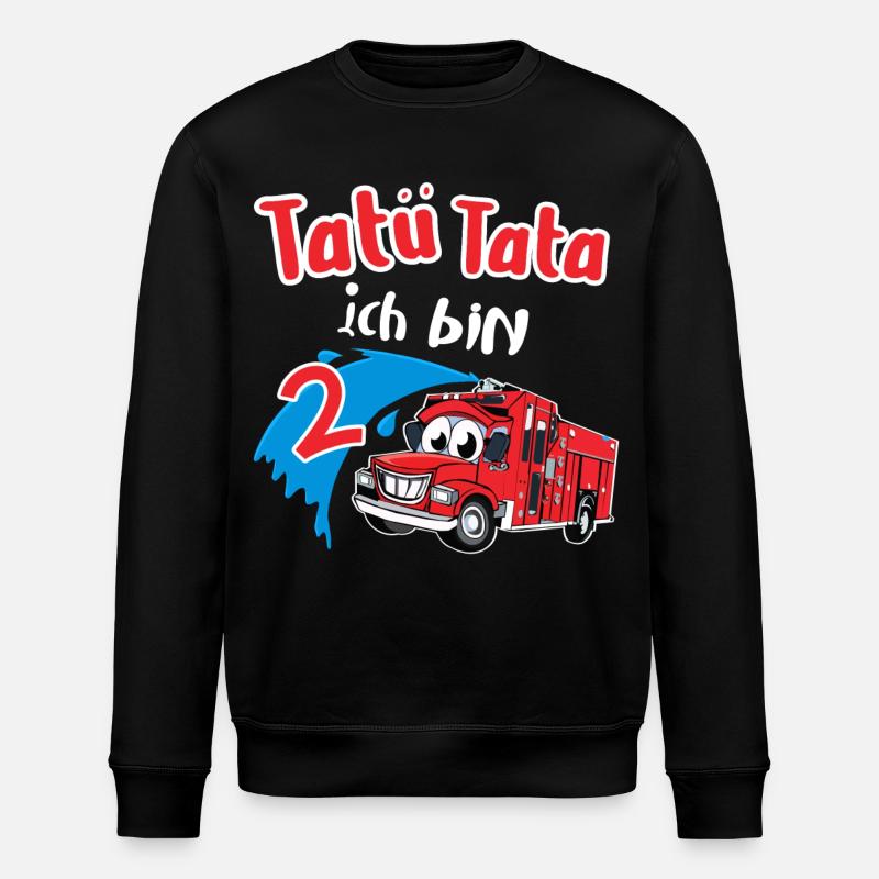 Tatü Tata Ich Bin 2 - Stanley/Stella Unisex Bio-Sweatshirt ROLLER - Schwarz