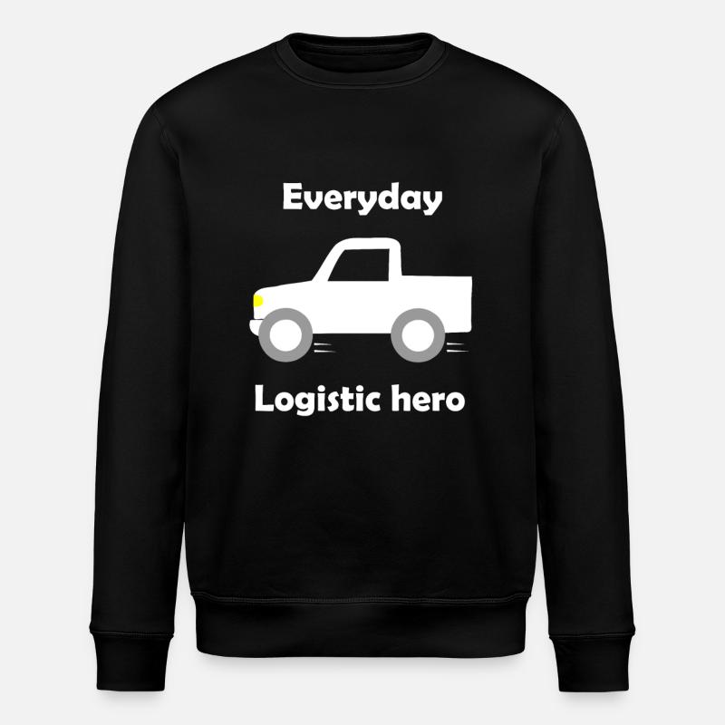 Logistics and transport - Stanley/Stella ROLLER Unisex Organic Sweatshirt - black