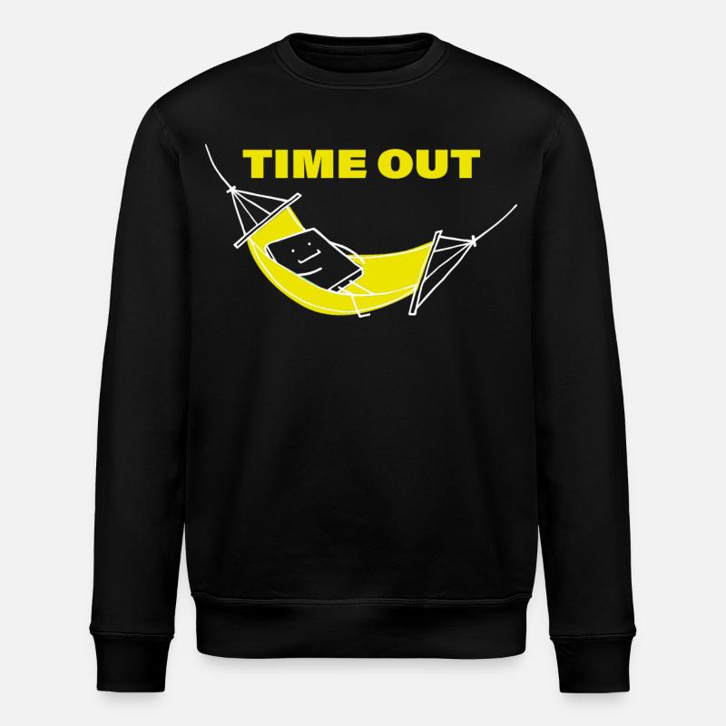 TEMPS LIBRE - Sweat bio ROLLER Stanley/Stella Unisexe - noir