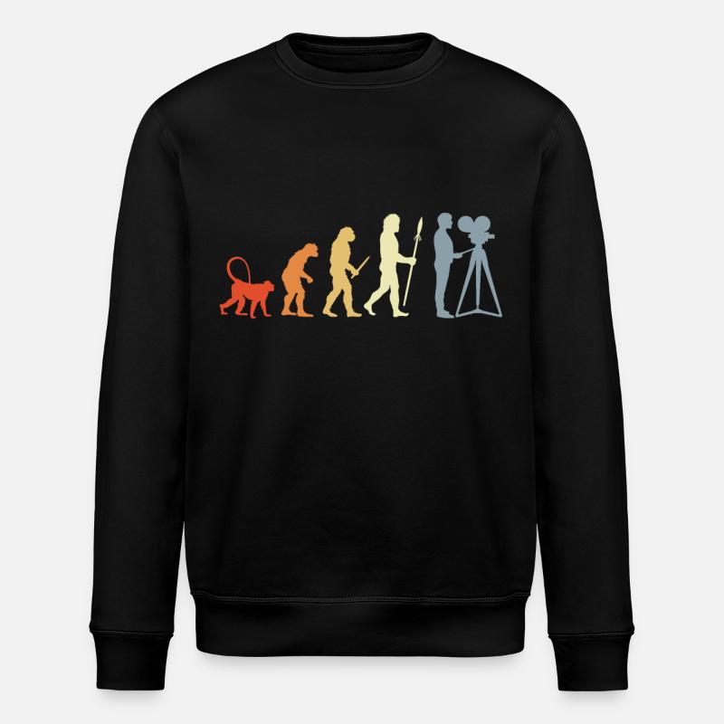 Kameramann Evolution - Stanley/Stella Unisex Bio-Sweatshirt ROLLER - Schwarz