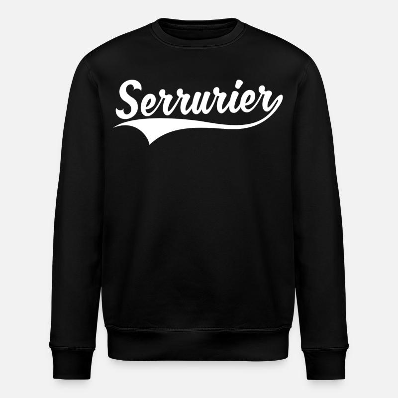 Locksmith - Stanley/Stella ROLLER Unisex Organic Sweatshirt - black