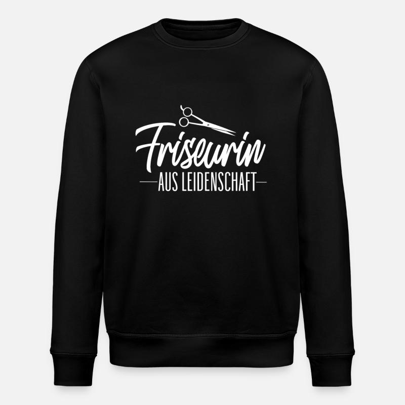 Un coiffeur passionné - Sweat bio ROLLER Stanley/Stella Unisexe - noir