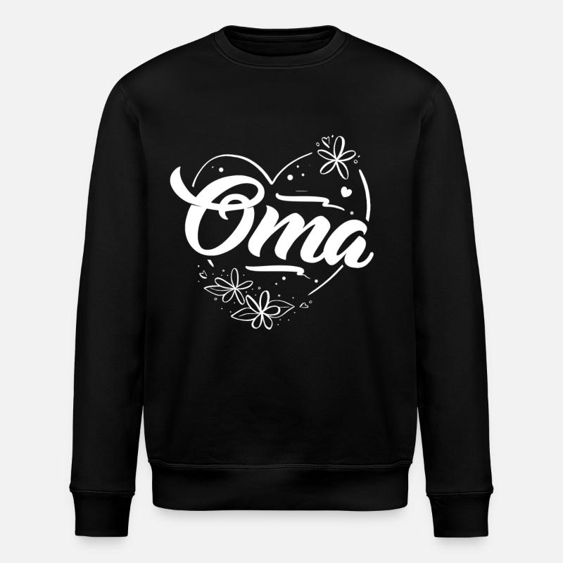 Oma - Stanley/Stella Unisex Bio-Sweatshirt ROLLER - Schwarz