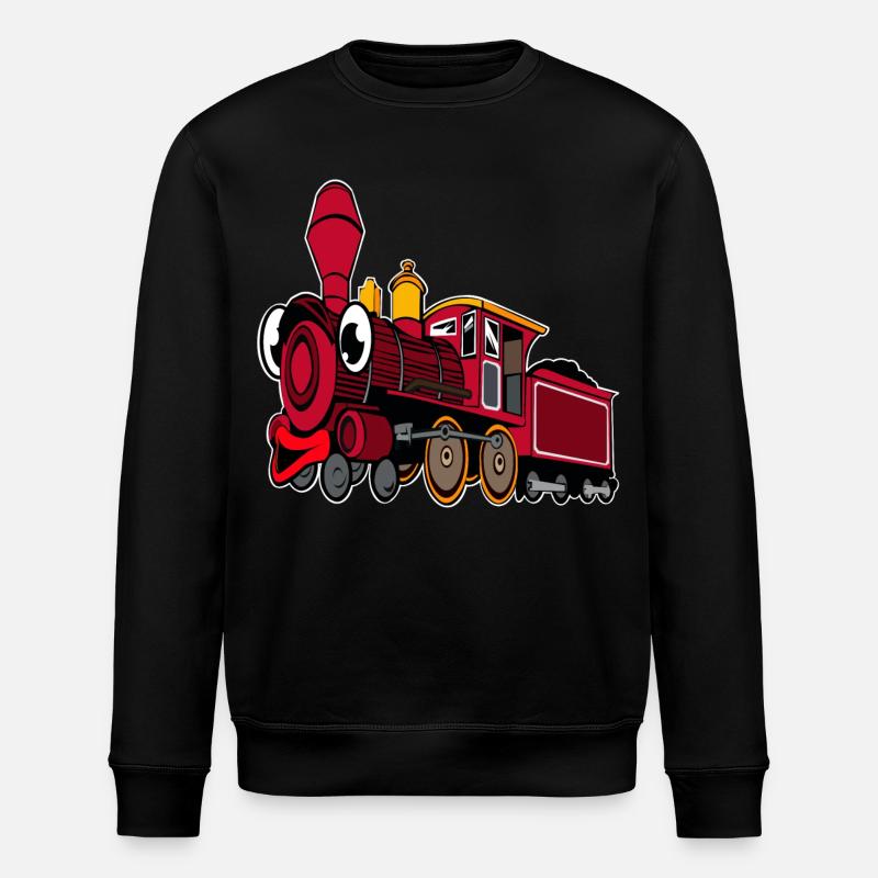 Lokomotive - Stanley/Stella Unisex Bio-Sweatshirt ROLLER - Schwarz