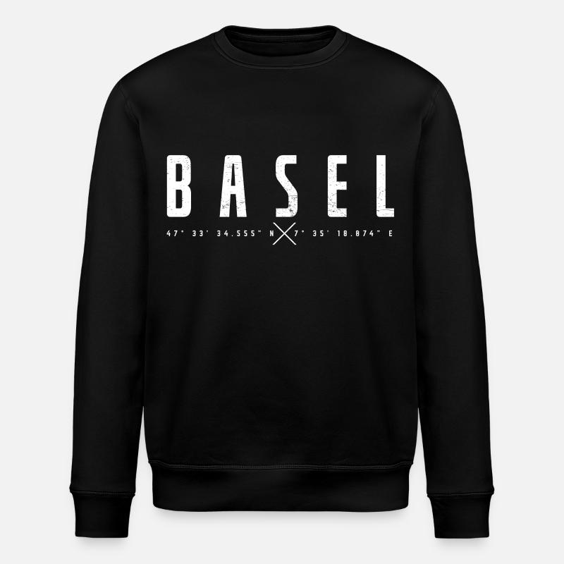 Bâle, Suisse - Sweat bio ROLLER Stanley/Stella Unisexe - noir