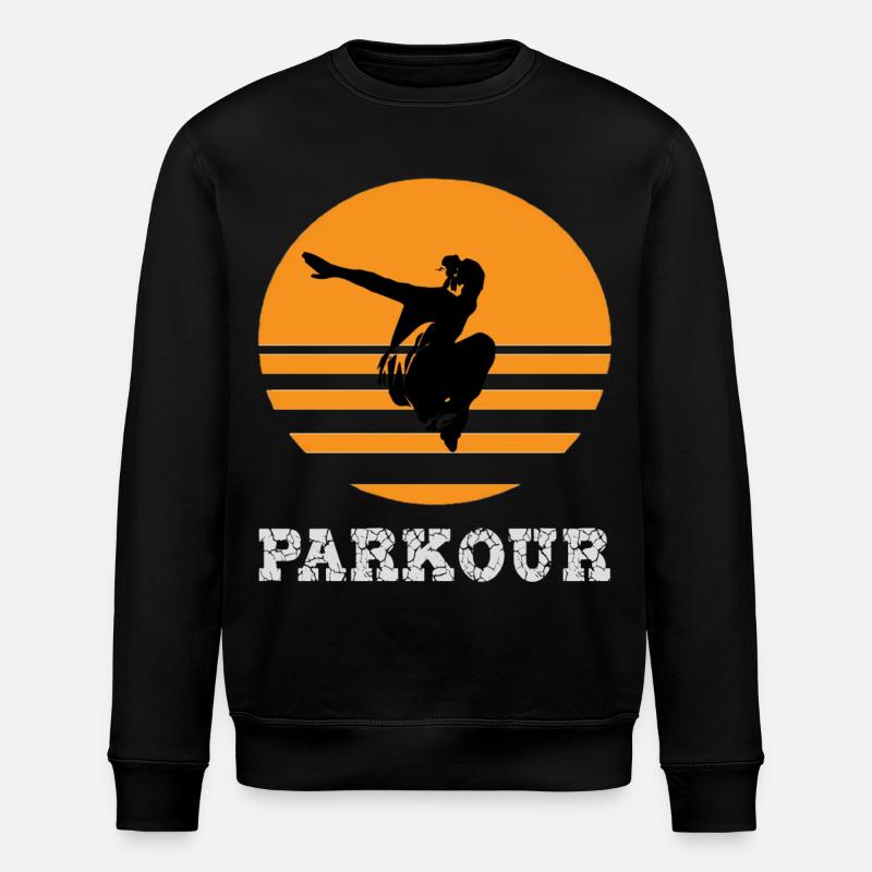 Parkour - Stanley/Stella Unisex Bio-Sweatshirt ROLLER - Schwarz
