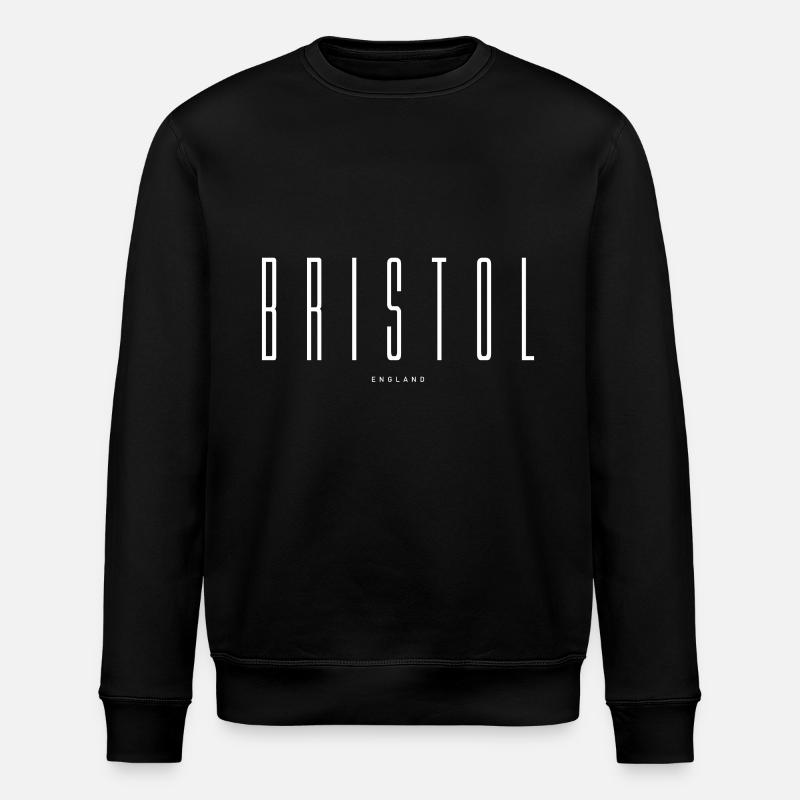 Lettrage Bristol - Sweat bio ROLLER Stanley/Stella Unisexe - noir