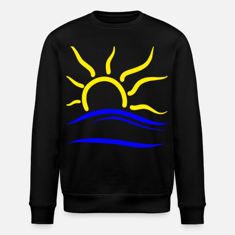 Naturismus Symbol - Stanley/Stella Unisex Bio-Sweatshirt ROLLER - Schwarz