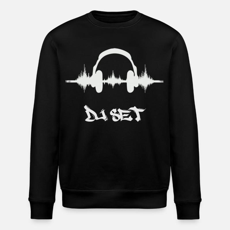 Der DJ - Stanley/Stella Unisex Bio-Sweatshirt ROLLER - Schwarz