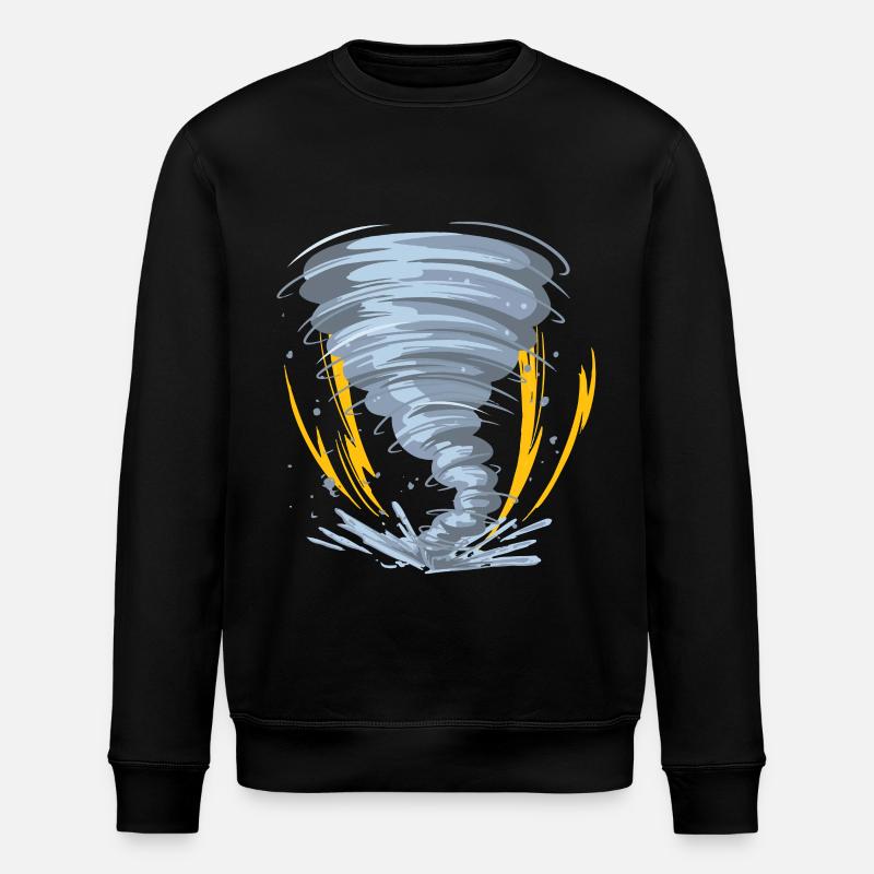 Tornade Hurricane Windsturm Idée cadeau - Sweat bio ROLLER Stanley/Stella Unisexe - noir