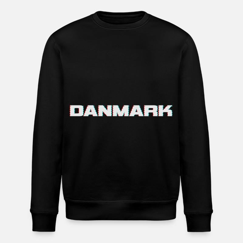 Denmark Dänemark - Stanley/Stella Unisex Bio-Sweatshirt ROLLER - Schwarz