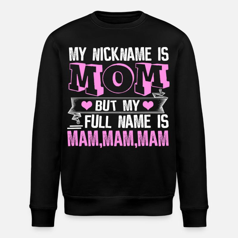 Maman - Sweat bio ROLLER Stanley/Stella Unisexe - noir