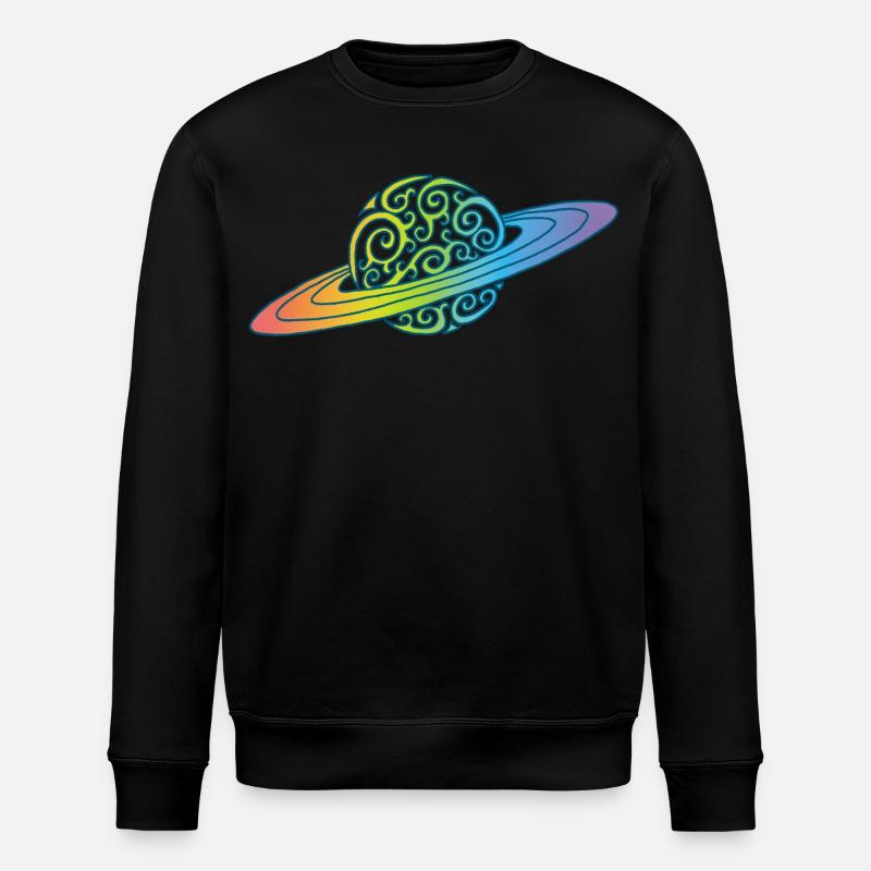 Planet Regenbogen - Stanley/Stella Unisex Bio-Sweatshirt ROLLER - Schwarz