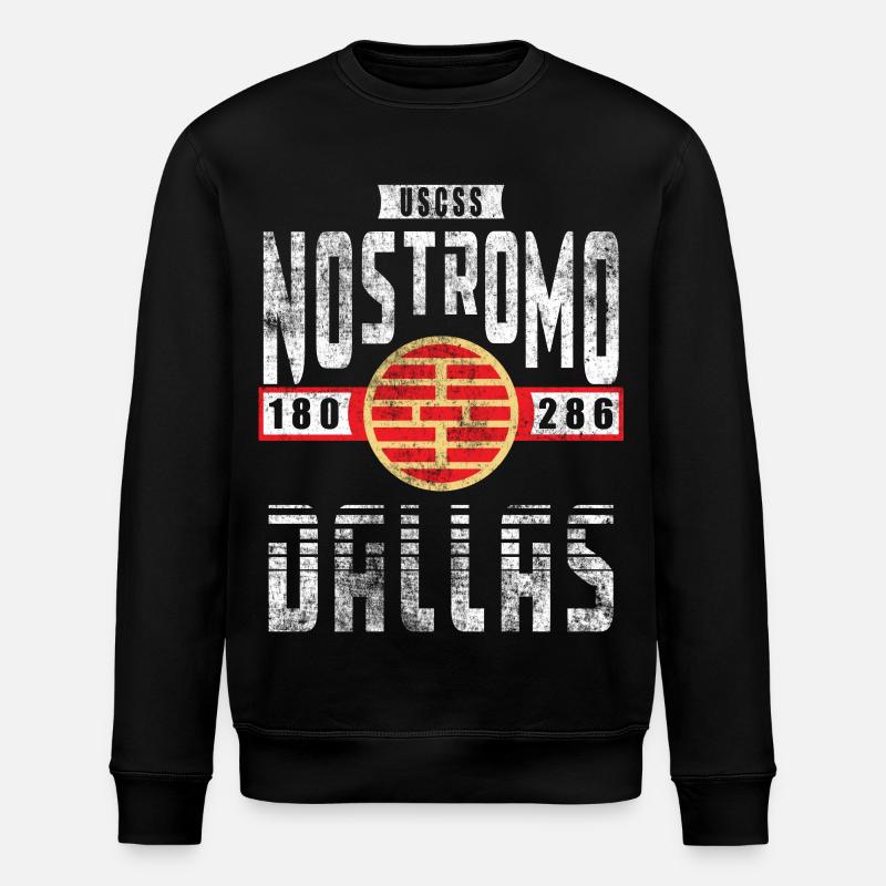 Alien Nostromo Crew-Rang Dallas - Stanley/Stella Unisex Bio-Sweatshirt ROLLER - Schwarz