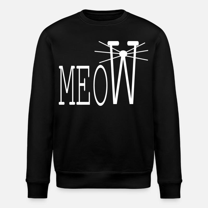 Katzenfreund - Stanley/Stella Unisex Bio-Sweatshirt ROLLER - Schwarz