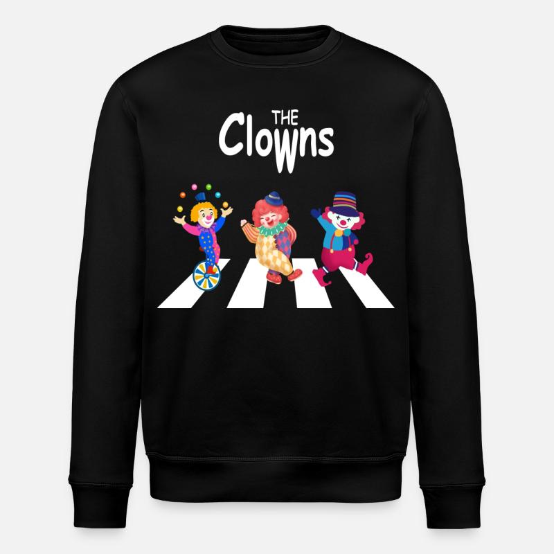 Les clowns - Sweat bio ROLLER Stanley/Stella Unisexe - noir