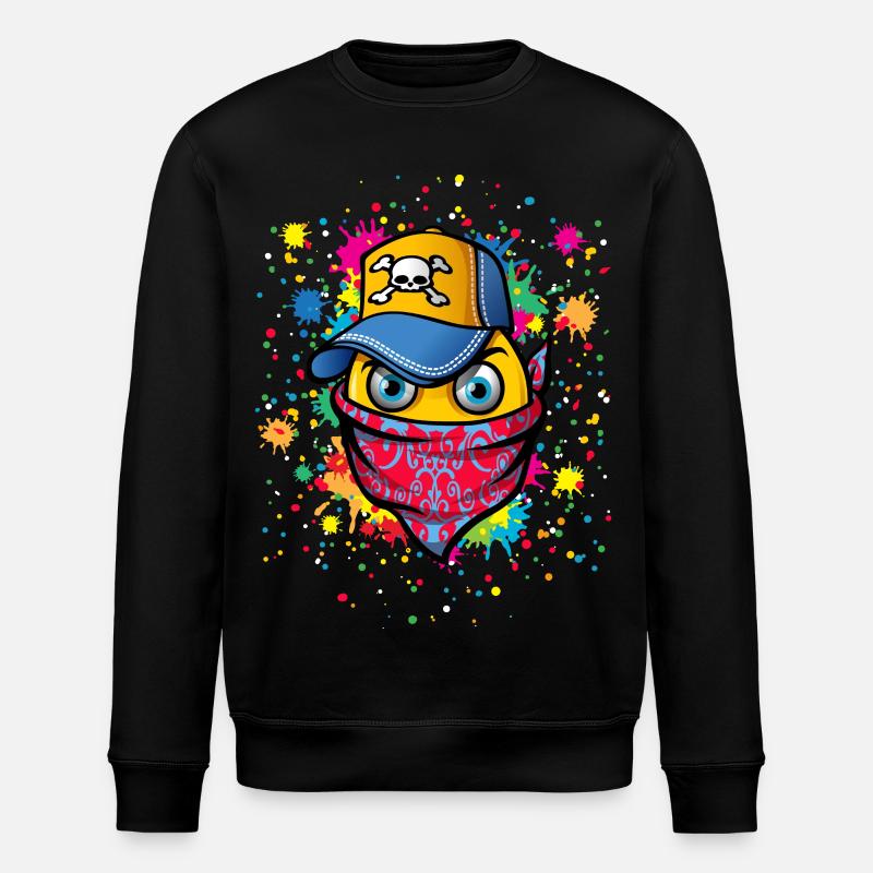 Masque et graffitis - Sweat bio ROLLER Stanley/Stella Unisexe - noir
