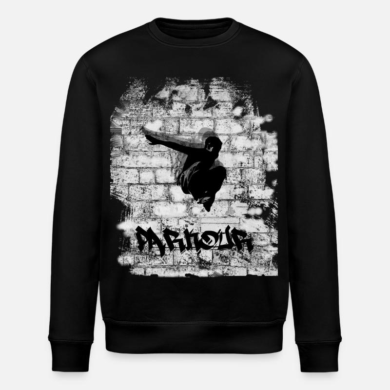Parkour - Sweat bio ROLLER Stanley/Stella Unisexe - noir