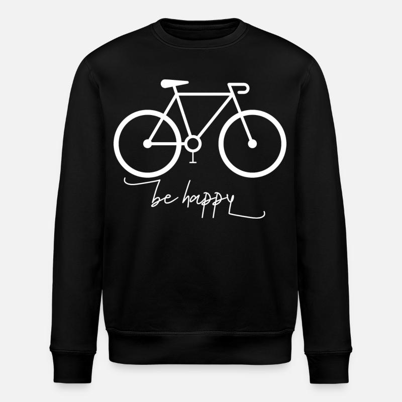 Vélo be happy - Sweat bio ROLLER Stanley/Stella Unisexe - noir