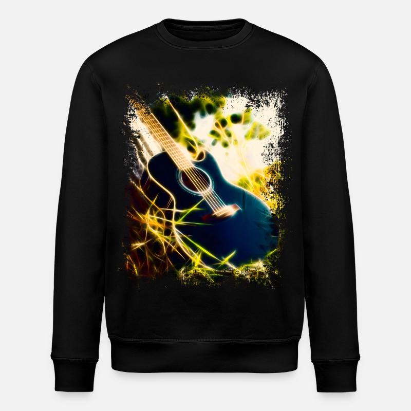 Guitare dans l’herbe - Sweat bio ROLLER Stanley/Stella Unisexe - noir