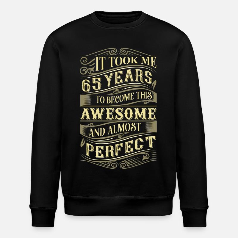 65e anniversaire - Sweat bio ROLLER Stanley/Stella Unisexe - noir