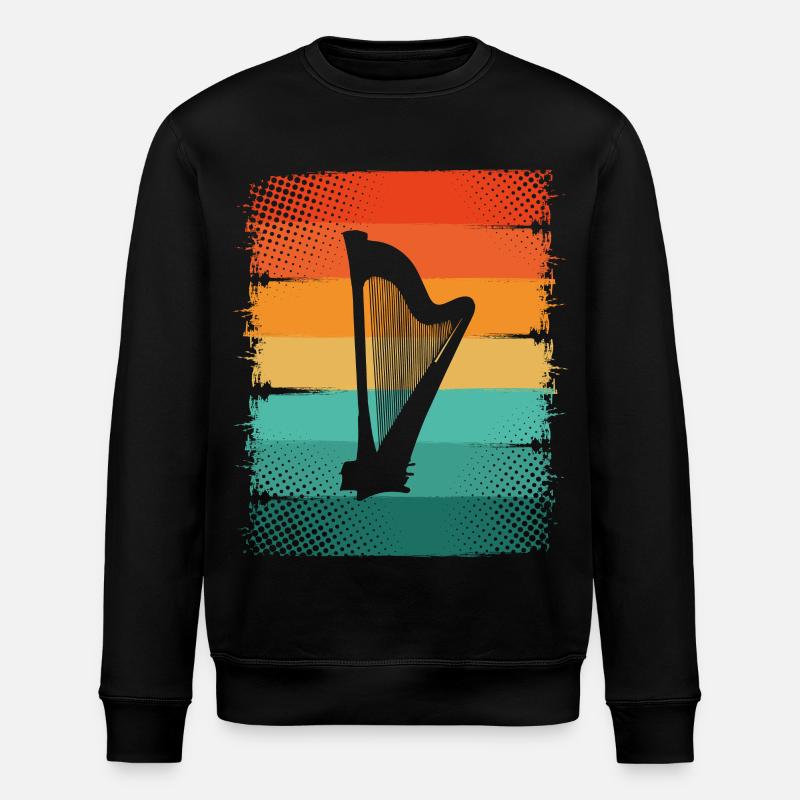 Harpe - Sweat bio ROLLER Stanley/Stella Unisexe - noir