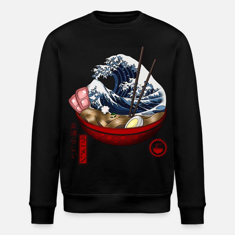 tolle Ramen - Stanley/Stella Unisex Bio-Sweatshirt ROLLER - Schwarz