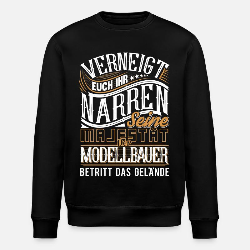 Modellbauer - Stanley/Stella Unisex Bio-Sweatshirt ROLLER - Schwarz