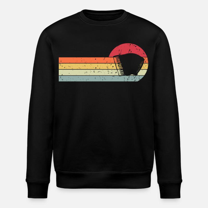 Akkordeon - Stanley/Stella Unisex Bio-Sweatshirt ROLLER - Schwarz