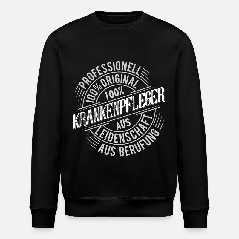 Krankenpfleger - Stanley/Stella Unisex Bio-Sweatshirt ROLLER - Schwarz