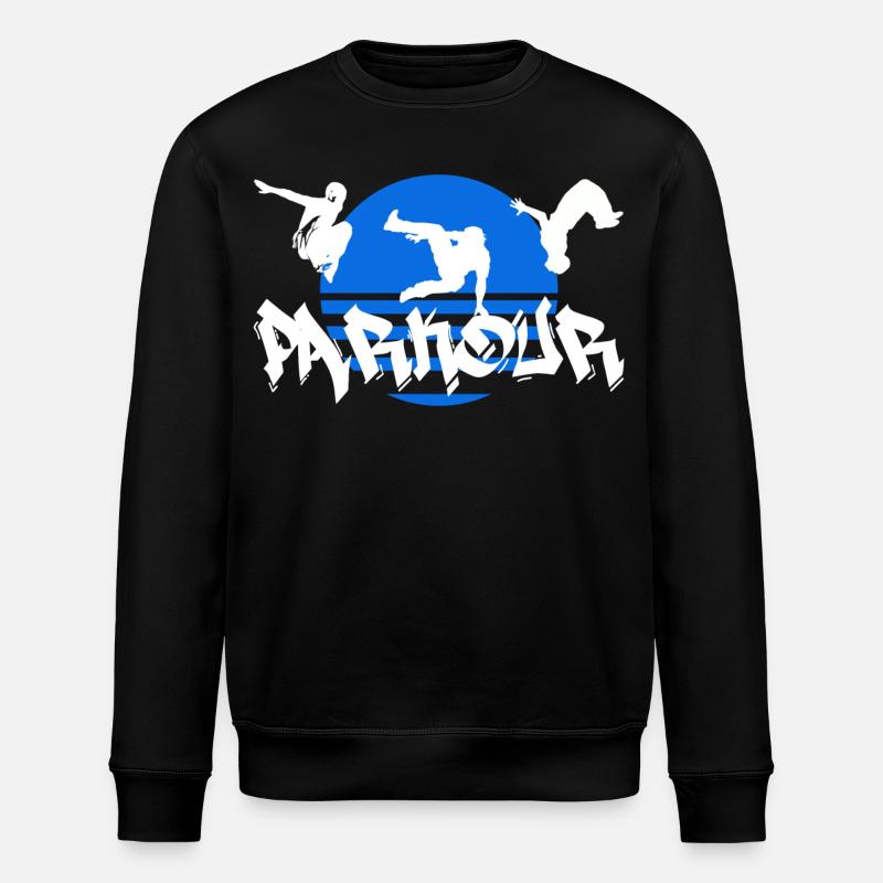 Parkour - Stanley/Stella ROLLER Unisex Organic Sweatshirt - black