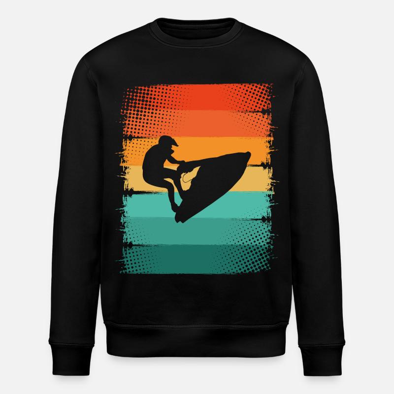 Jet ski - Sweat bio ROLLER Stanley/Stella Unisexe - noir