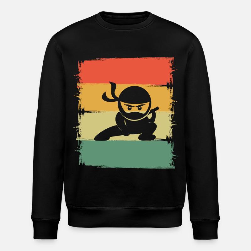 Ninja - Sweat bio ROLLER Stanley/Stella Unisexe - noir