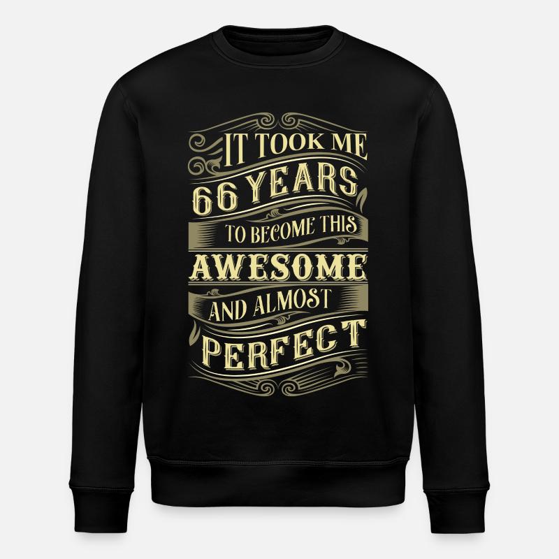 66e anniversaire - Sweat bio ROLLER Stanley/Stella Unisexe - noir