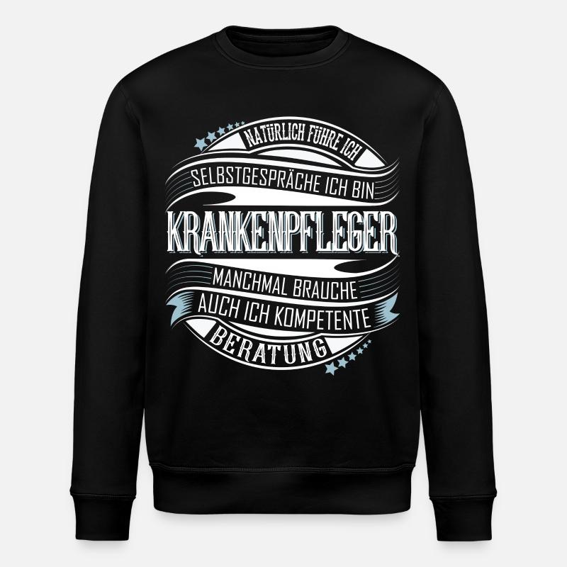 Krankenpfleger - Stanley/Stella Unisex Bio-Sweatshirt ROLLER - Schwarz