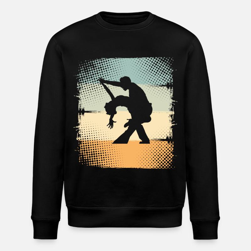 Couple de danse - Sweat bio ROLLER Stanley/Stella Unisexe - noir