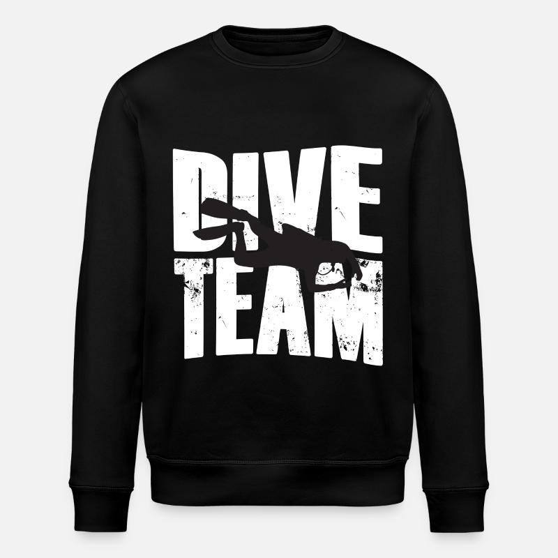 Équipe de plongée Diver Silhouette - Sweat bio ROLLER Stanley/Stella Unisexe - noir
