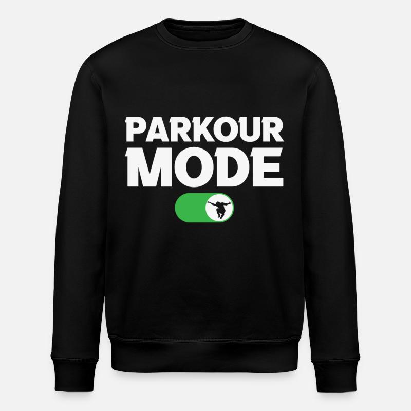 Parkour Lovers Parkour Mode Activé - Sweat bio ROLLER Stanley/Stella Unisexe - noir