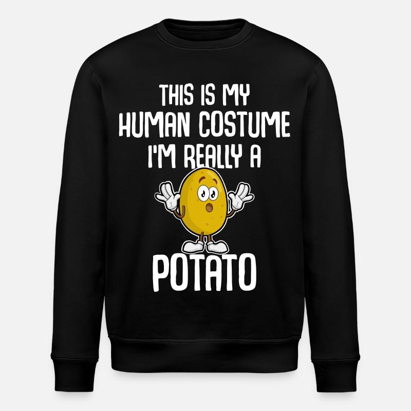 Pomme de terre - Sweat bio ROLLER Stanley/Stella Unisexe - noir
