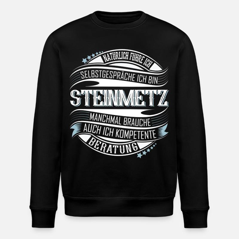 Steinmetz - Stanley/Stella Unisex Bio-Sweatshirt ROLLER - Schwarz
