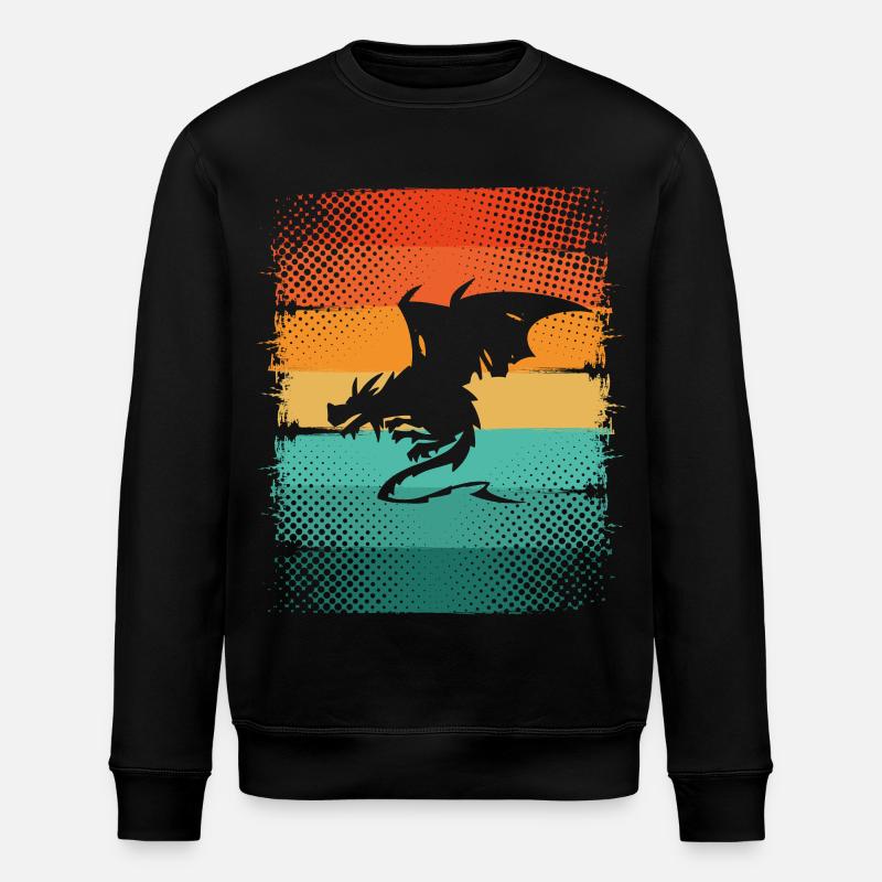 Dragon - Sweat bio ROLLER Stanley/Stella Unisexe - noir