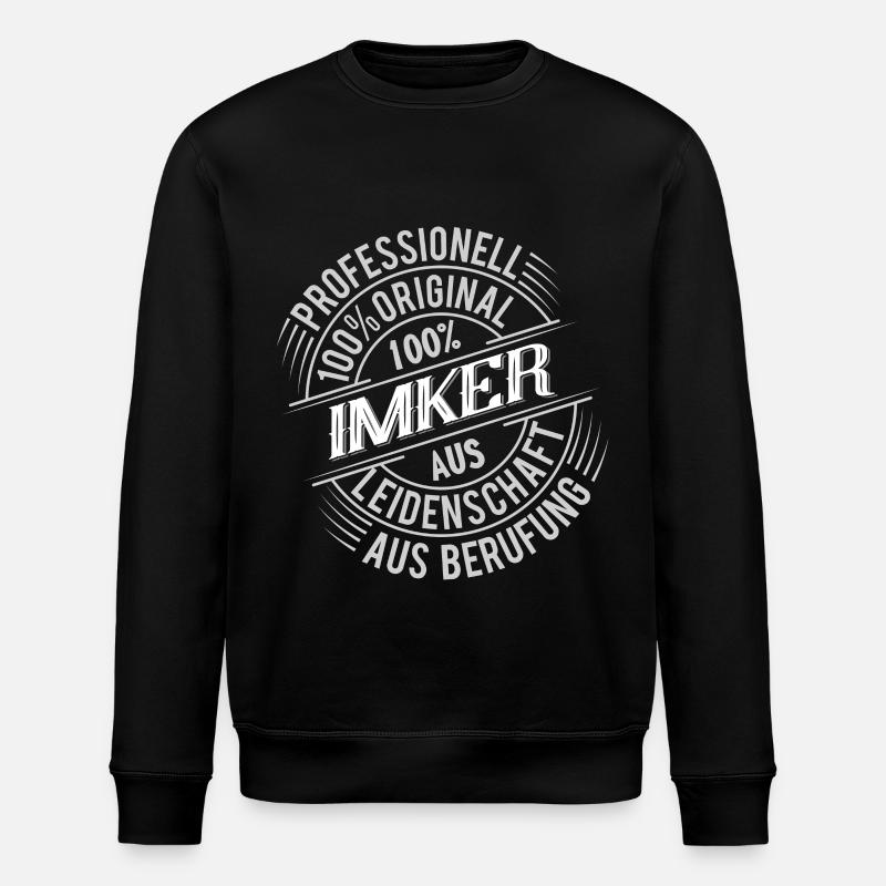 Imker - Stanley/Stella Unisex Bio-Sweatshirt ROLLER - Schwarz