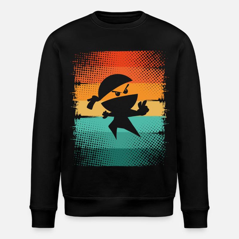 Ninja - Sweat bio ROLLER Stanley/Stella Unisexe - noir