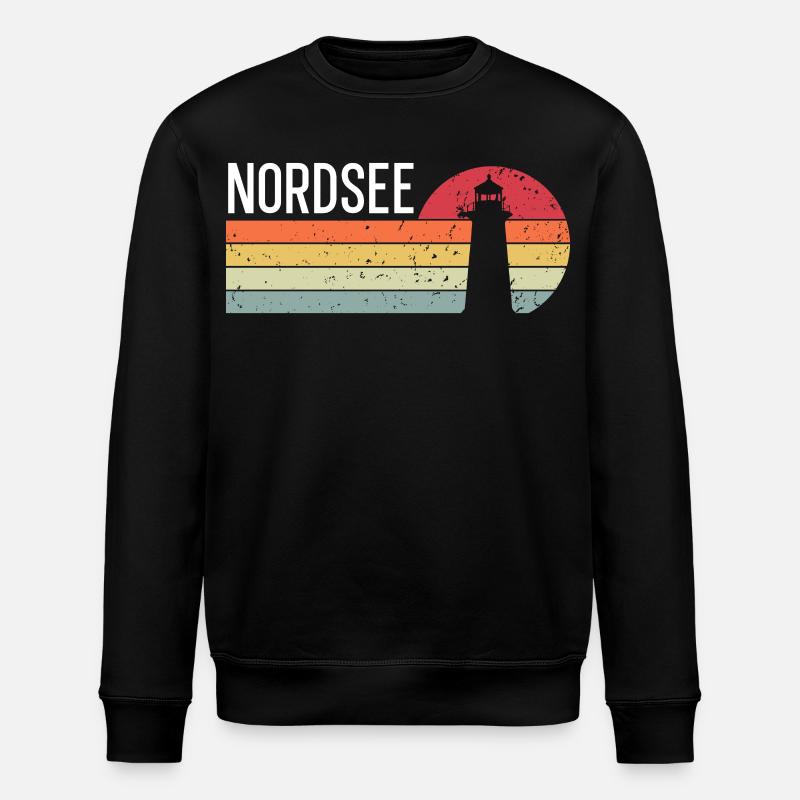 Nordsee - Stanley/Stella Unisex Bio-Sweatshirt ROLLER - Schwarz