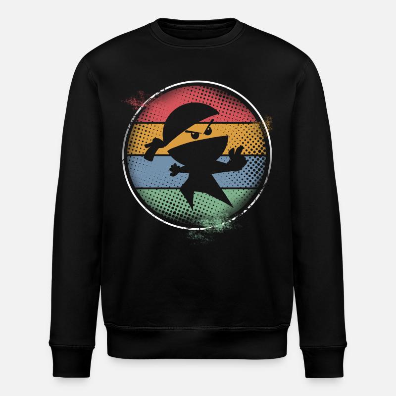 Ninja - Stanley/Stella Unisex Bio-Sweatshirt ROLLER - Schwarz