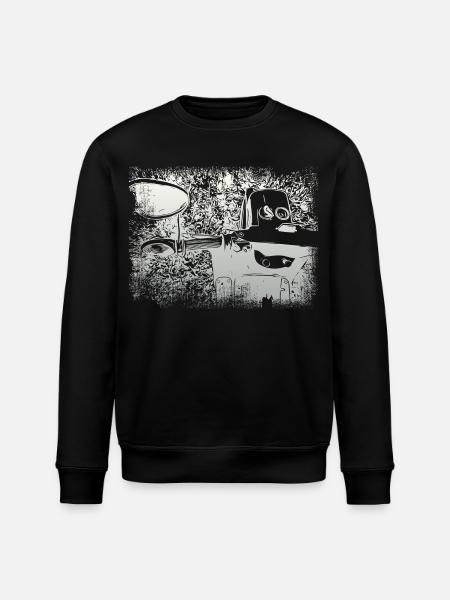 Simson Swallow KR51 - Stanley/Stella ROLLER Unisex Organic Sweatshirt - black