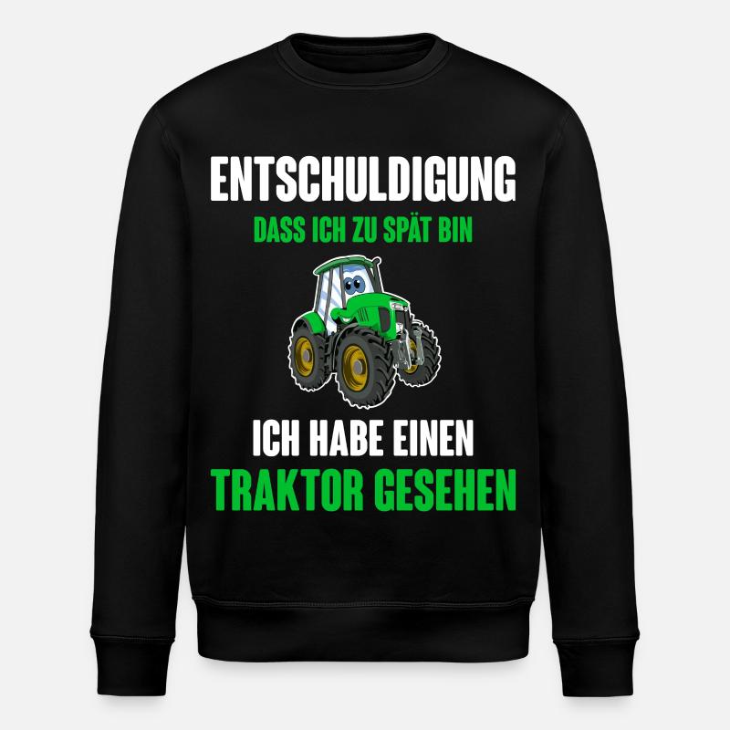 Traktor - Stanley/Stella Unisex Bio-Sweatshirt ROLLER - Schwarz