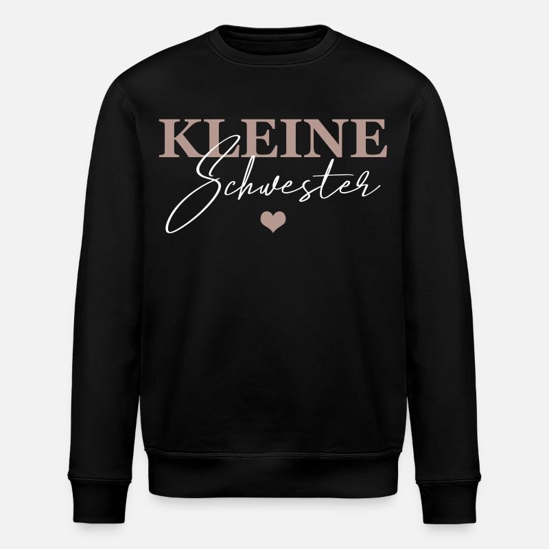 Kleine Schwester - Stanley/Stella Unisex Bio-Sweatshirt ROLLER - Schwarz