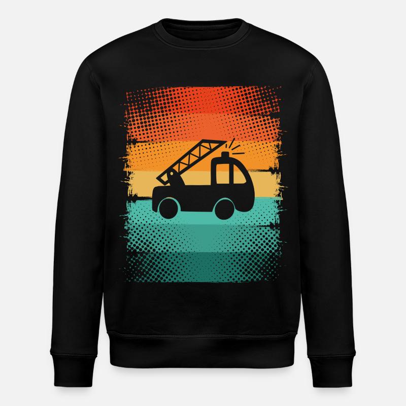 Fire brigade - Stanley/Stella ROLLER Unisex Organic Sweatshirt - black