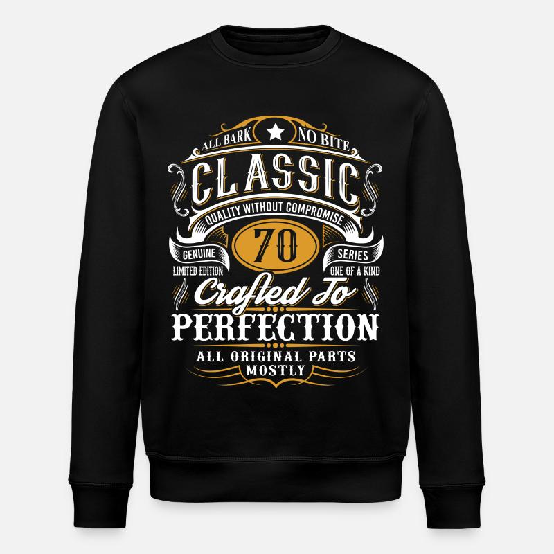 70e anniversaire - Sweat bio ROLLER Stanley/Stella Unisexe - noir